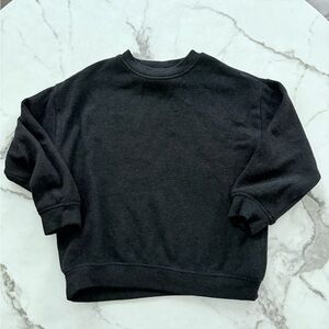 Zara Black Crewneck Sweatshirt